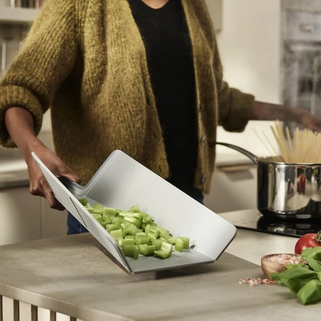 Chop2Pot™Plus Cutting Board Color Gray