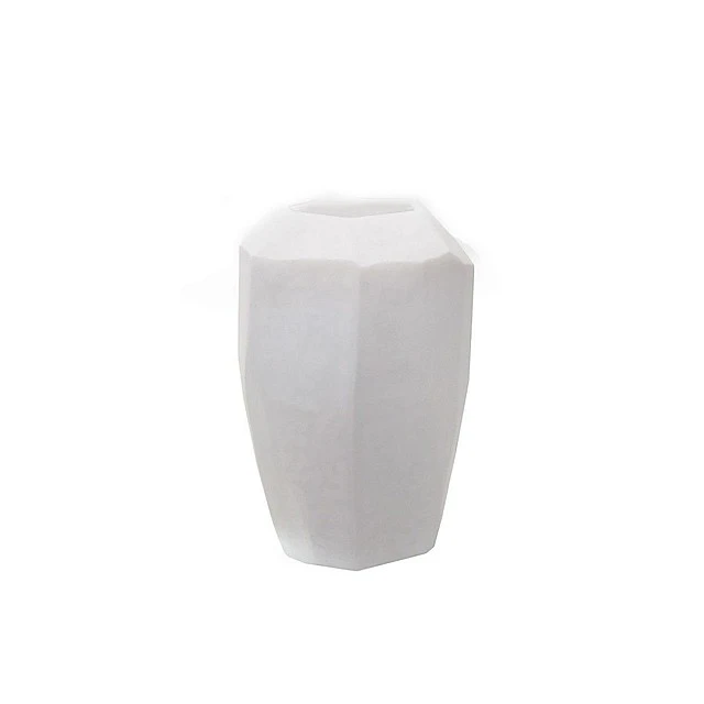 Ваза Cubistic tall Цвят бяло