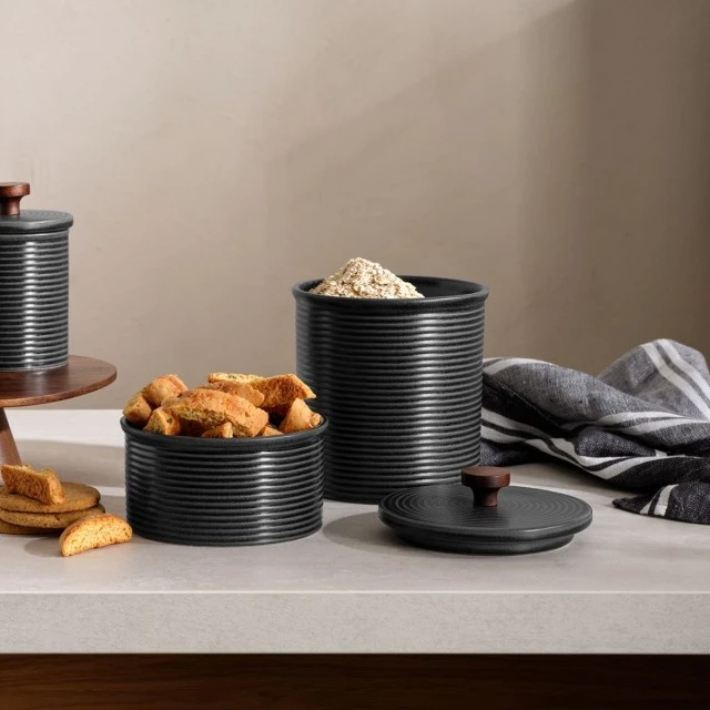 Буркан Kitchen’art 13,5см 10см Цвят черно