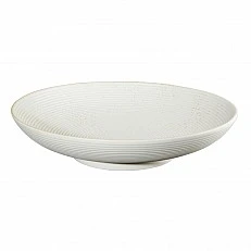 Μπολ φρούτων Japandi 35cm Χρώμα λευκό