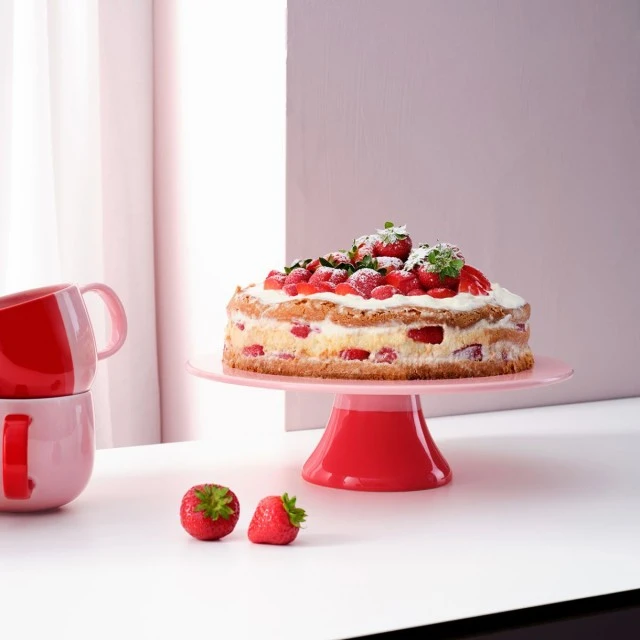 Πιάτο επιδορπίου Joy 29cm Χρώμα ροζ