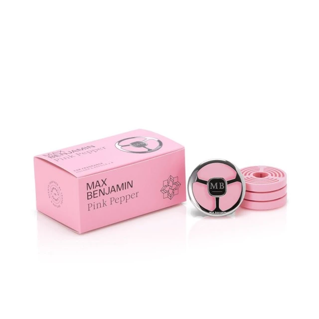 Ароматизатор за кола Pink pepper подаръчен комплект