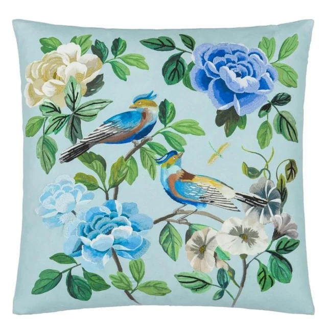 Възглавница  Miraflores Designers Guild Цвят синьо