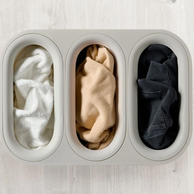 Кош за пране Tota Trio Lux 90л Цвят бежово