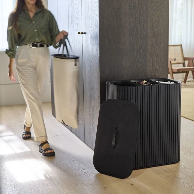 Кош за пране Tota Trio Lux 90л Цвят черно