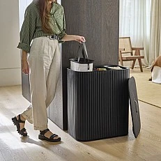 Кош за пране Tota Trio Lux 90л Цвят черно