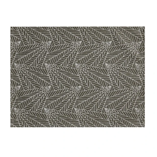 Serving mat A la carte feuilles Color dark green