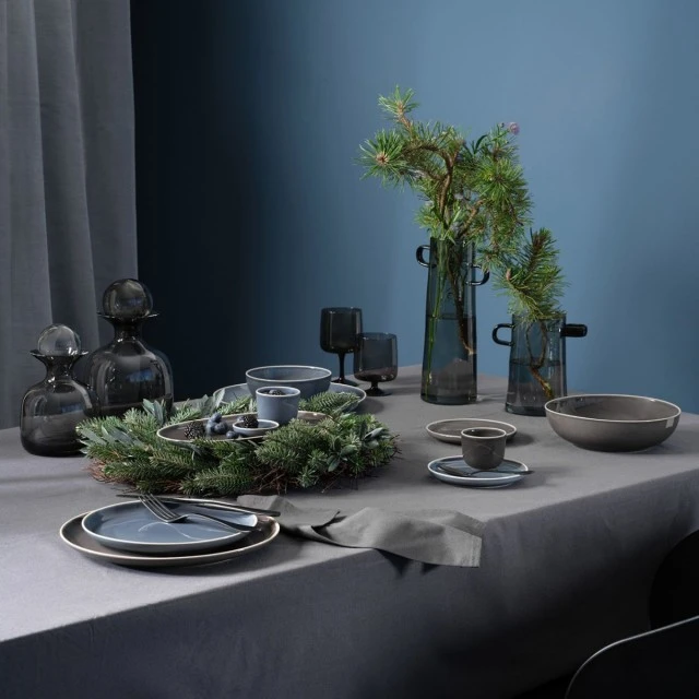 Ваза Rayu 17см Цвят сиво
