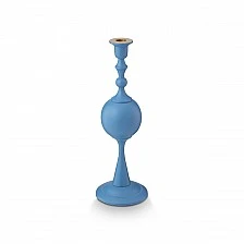Candlestick 37cm Color light blue