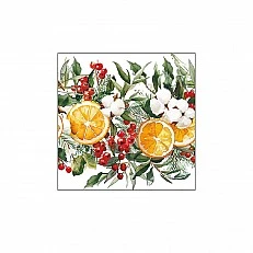 Napkin 25cm 25cm 20pcs WINTER ORANGES