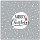 Салфетка 33см 33см 20бр CHRISTMAS SNOWFLAKES GREY