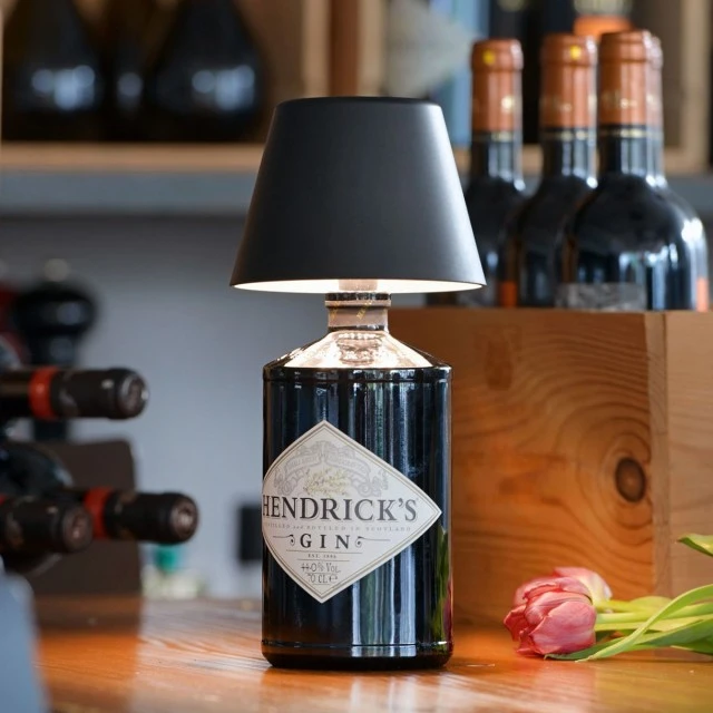 Bottle lamp TOP 2.0 Color black