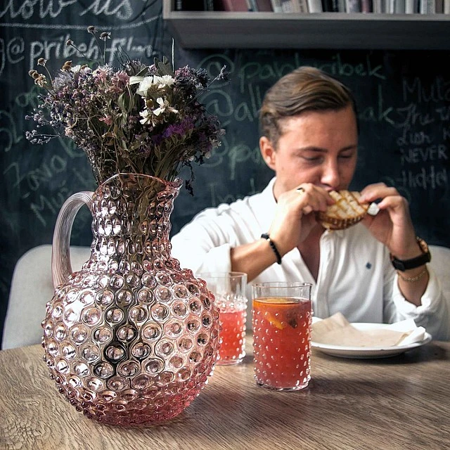Кана Hobnail 2л Цвят розово