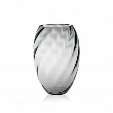 Vase Marika 23cm oval Color gray
