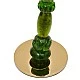 Candlestick Beads 34cm Color dark green