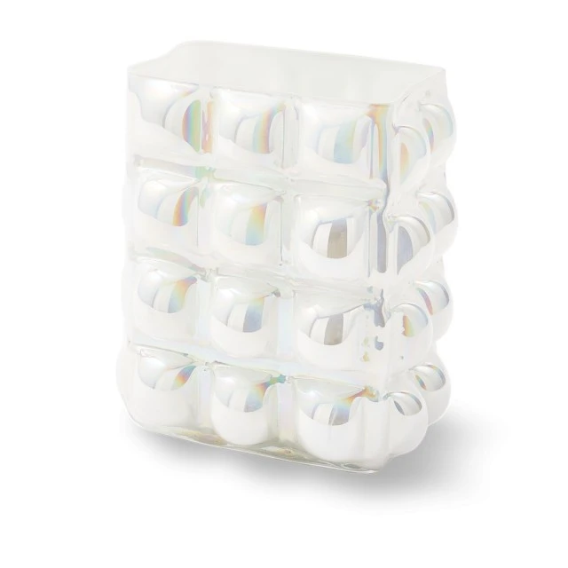 Ваза Bubble L Цвят бяло