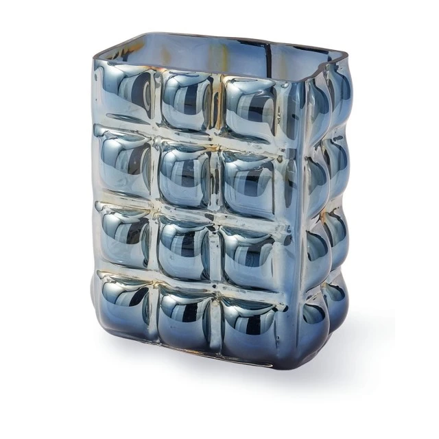 Vase Bubble L Color dark blue