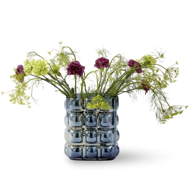 Vase Bubble L Color dark blue
