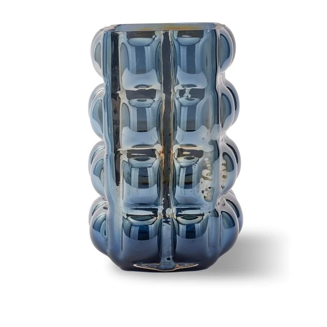Vase Bubble L Color dark blue