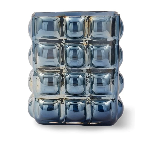 Vase Bubble L Color dark blue