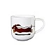 Coppa dog and cat cup 0.400ml Sausage lover motif