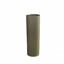 Vase lines &amp; squares 30cm Color green