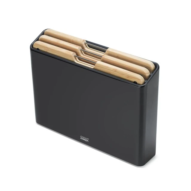 Folio™ Cutting Boards 3pcs Bamboo Color Black