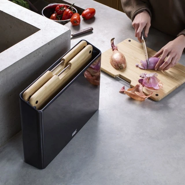 Folio™ Cutting Boards 3pcs Bamboo Color Black