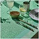 Sinharaja tablecloth 175cm 250cm coated cotton Color green