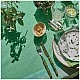 Sinharaja tablecloth 175cm 250cm coated cotton Color green