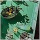 Sinharaja tablecloth 175cm 250cm coated cotton Color green