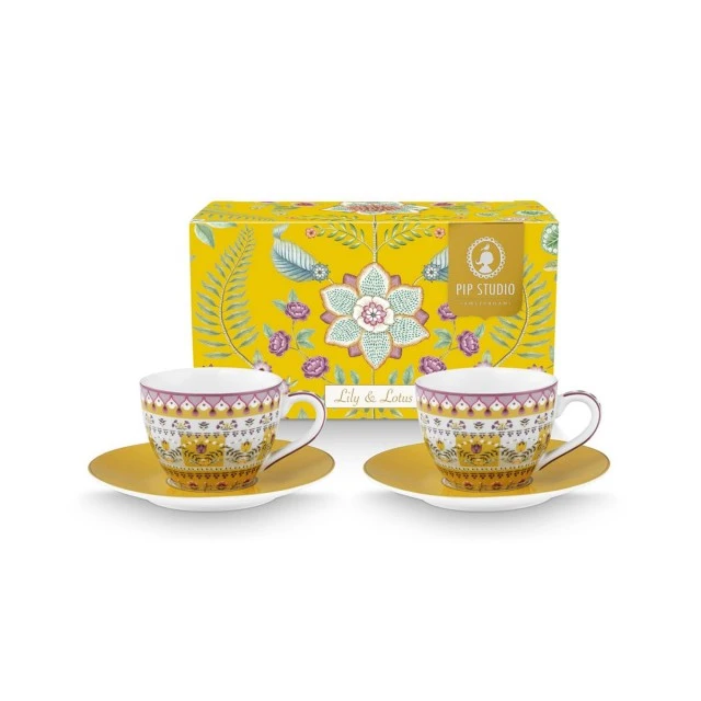 Чаши за еспресо 2бр Lily & Lotus 0,120мл Pip Studio