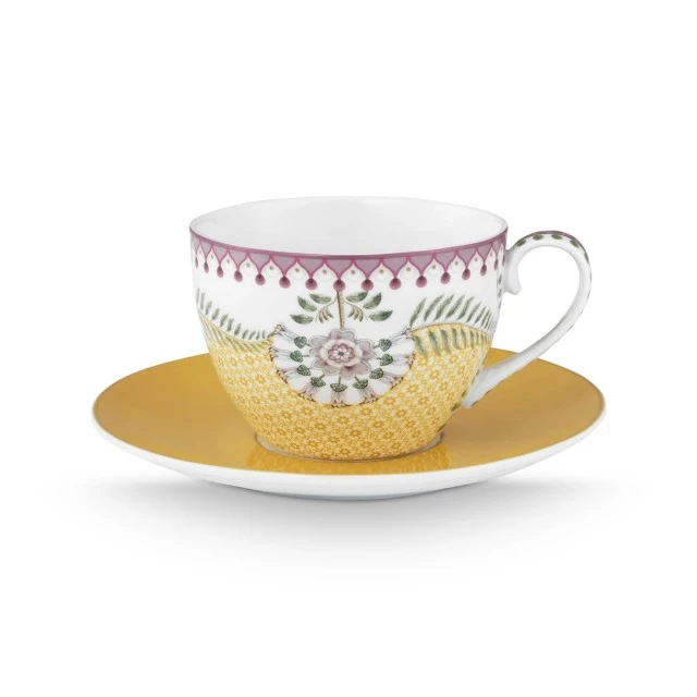 Чаши с чинии 2бр Lily & Lotus 0,300мл Pip Studio