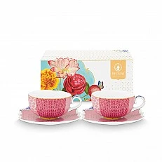 Espresso cups Royal multi 0.125ml PIP Studio