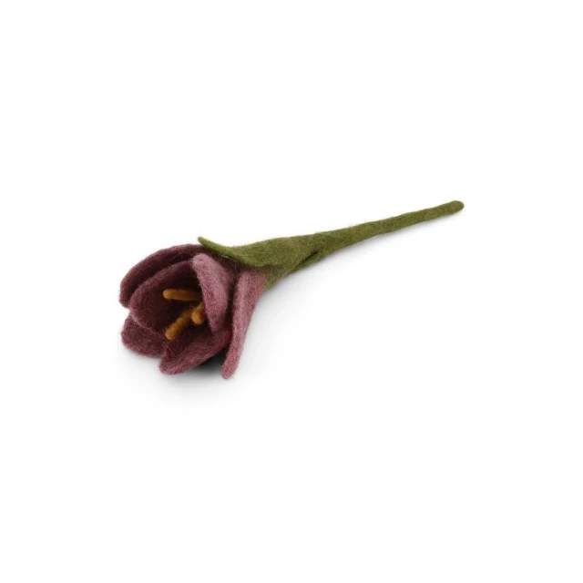 Κρόκος 18cm τσόχα Gry&amp;Sif Χρώμα μωβ