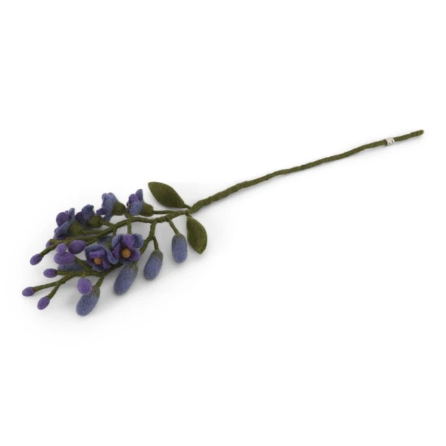 Wisteria 60cm felt Gry&amp;Sif Color dark purple
