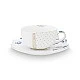 Чаши с чинии 2бр. Royal White 0,225мл Pip Studio
