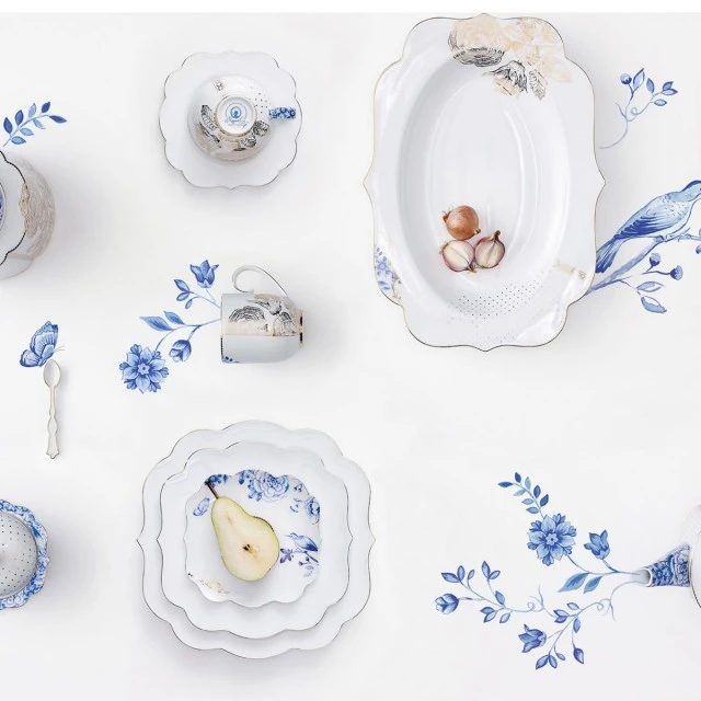 Чаши с чинии 2бр. Royal White 0,225мл Pip Studio