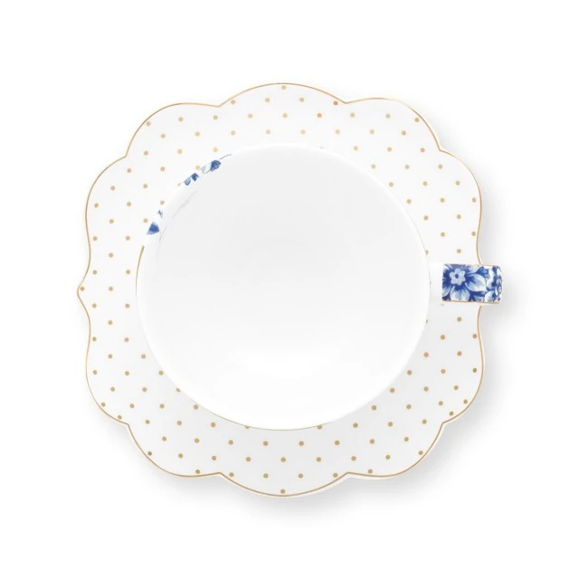 Чаши с чинии 2бр. Royal White 0,125мл Pip Studio