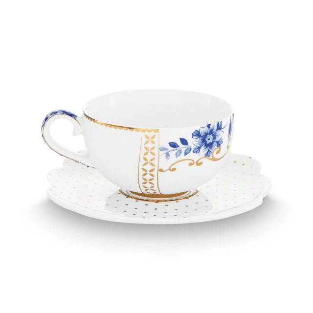 Чаши с чинии 2бр. Royal White 0,125мл Pip Studio