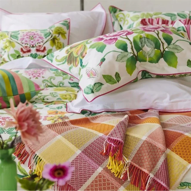 Одеяло Golbourne Zinnia Designers Guild Цвят оранжево