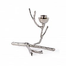 Candlestick Twiggy 18cm POLSPOTTEN Silver color