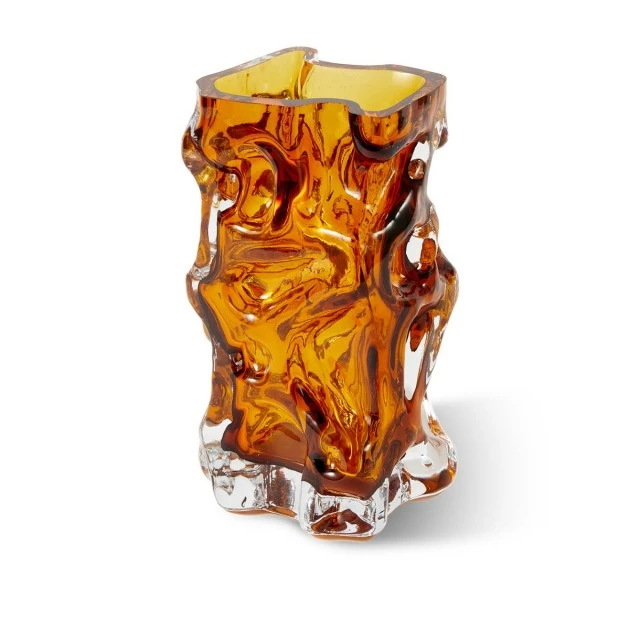 Ваза Ice POLSPOTTEN Цвят охра