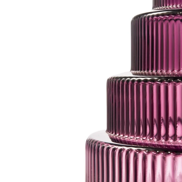 Vase Steps S Polspotten Color purple