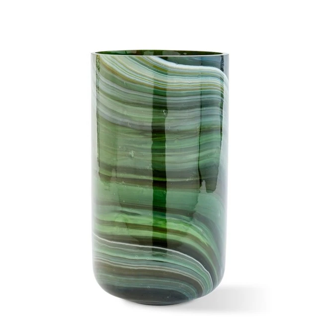Vase Marble Glass L Polspotten