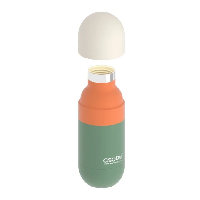 Steel bottle ORB 0.460ml Asobu Color green