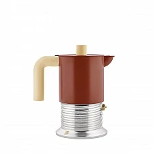 Кафеварка Vite 3 чаши Alessi Цвят кафяво