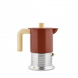 Кафеварка Vite 3 чаши Alessi Цвят кафяво