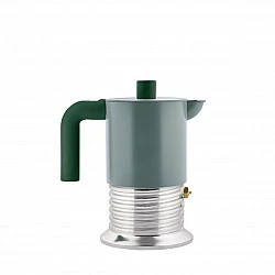 Кафеварка Vite 3 чаши Alessi Цвят зелено