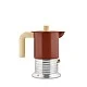 Кафеварка Vite 3 чаши Alessi Цвят кафяво